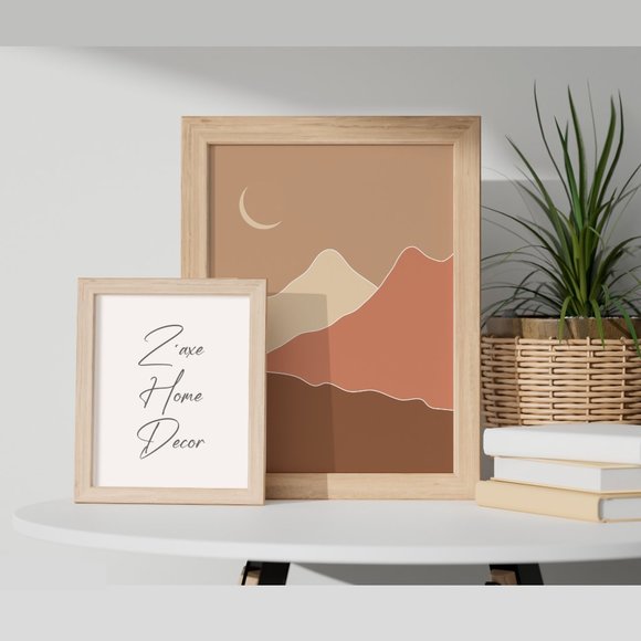 Modern Minimalist Boho Landscape Wall Art Print Home Decor [No Frame] - Picture 5 of 7